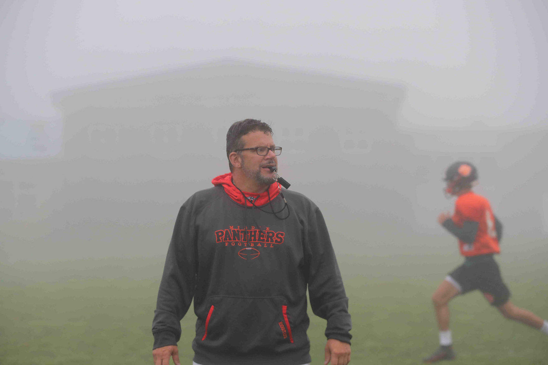 Middle Township High School football practice
